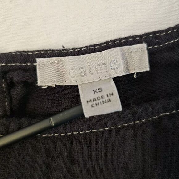 JOHNNY WAS CALME ~ Tiered Raglan Dress ~ Black ~ Size XS NEW $148 - Picture 6 of 10